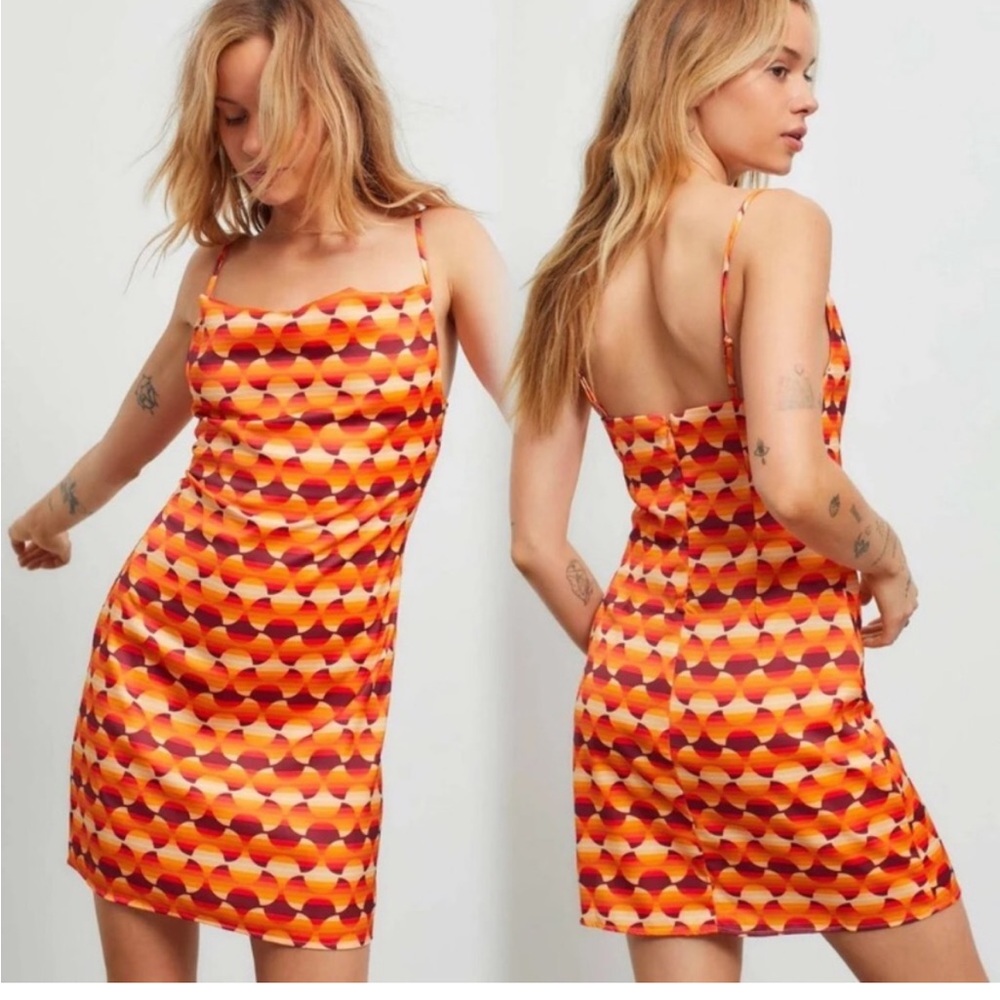 Urban outfitters silky mini dress